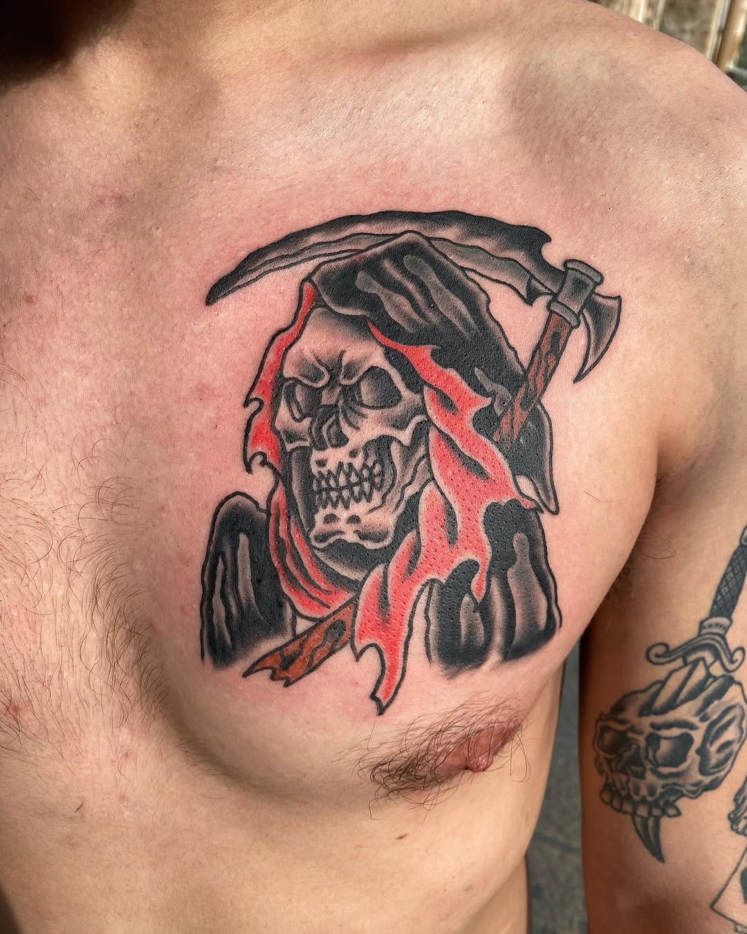 Bold American traditional - Gosha Tel Aviv Bold American traditional work by Gosha, tattoo artist in Tel Aviv