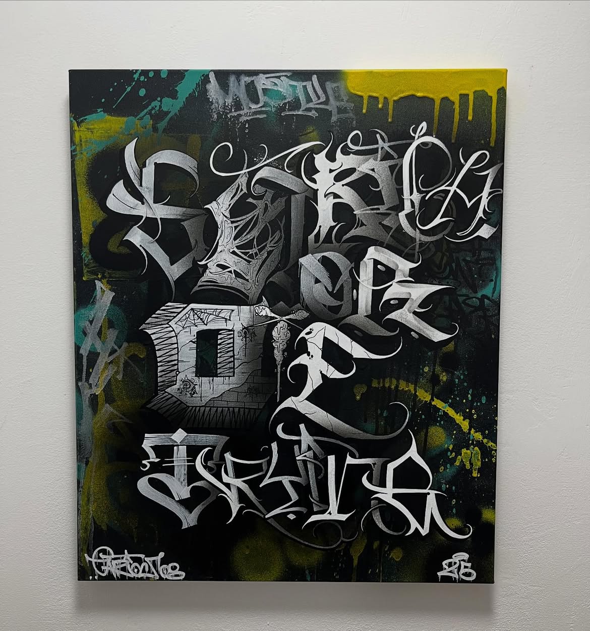 Script tattoo by Groc — tattoo tel aviv