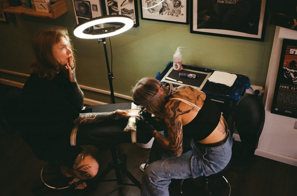 Black and grey tattoo by Sunches — tattoo in Tel Aviv