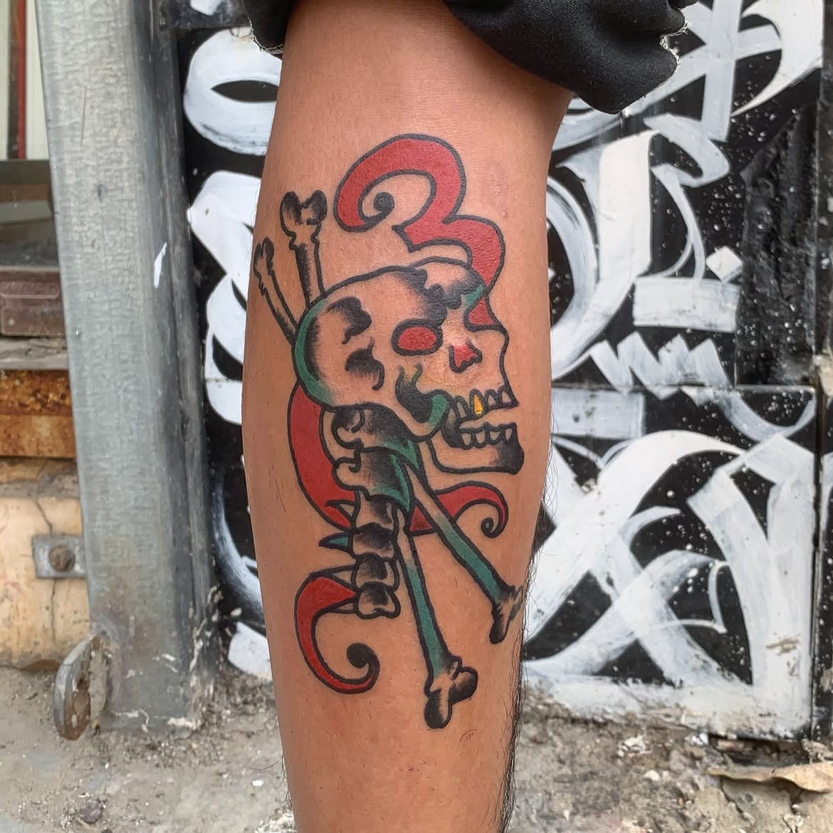 Minimalist line tattoo by Sage, a Tel Aviv tattoo studio