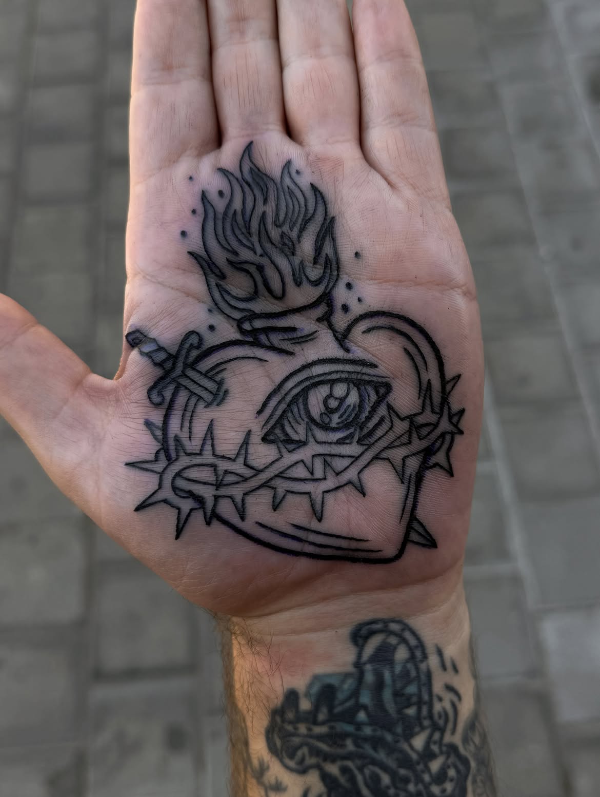Nature-inspired tattoo at Sage, a tattoo studio in Tel Aviv